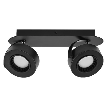 Stropní nástěnné svítidlo LED pro povrchovou montáž 10,5 W 450 lm CCT Dekorativní černá bodová lampa Venus Ledvance