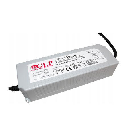 VOLTAGE LED zdroj 24V 150W 6.25A GPV-150-24 GLP HERMETIC