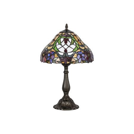 Stolní noční lampa E27 hnědá Classic Mirella 8090 Rabalux