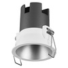 LED panelové bodové svítidlo 5W 400lm CCT Mesh White Silver Downlight Slim Ledvance