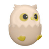 LED 1W 3000K RGBW béžovo-růžová stmívatelná dekorativní lampa Sanico Owl Goldlux