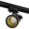 Osvětlení kolejnice 1m dráha + 2x GU10 dráha Bodové světlo černo-zlatá + 6W LED GU10 3000K