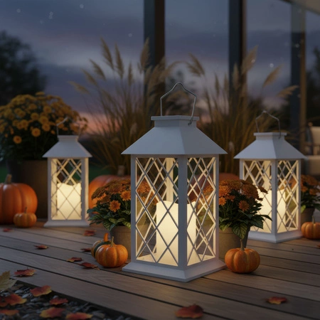 Solární zahradní LED lampa stojací IP44 závěsná LIRIO 2 lucerna LUMILED