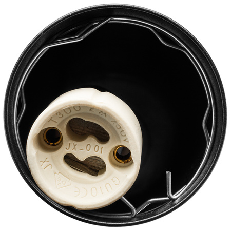 Stropní závěsné svítidlo 29cm Reflektor GU10 LED SOPLO Black LUMILED