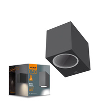 Zahradní nástěnné svítidlo Venkovní fasádní svítidlo LED GU10 IP54 Grey ARON Videx