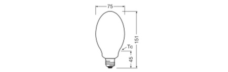 LED žárovka HQL E27 13W = 50W 1800lm 2700K teplá bílá FILAMENT LEDVANCE
