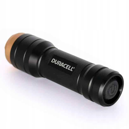 Hliníková LED svítilna ruční taktická baterie 3xAAA 250lm DURACELL