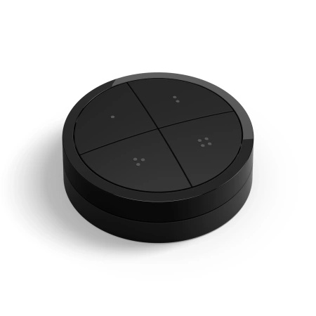 Dálkové ovládání nástěnného spínače stmívače černé Philips Hue Tap Dial Switch Bluetooth Zigbee