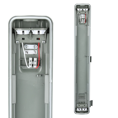 Hermetické. prachotěsné svítidlo 60 cm IP65 + 2x LED zářivka 10W 4000K VT-6029 V-TAC