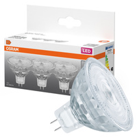 3x LED žárovka MR16 Reflector GU5.3 3,8W = 35W 345lm 2700K Warm 12V 36° STAR Osram