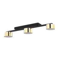 DALLAS GOLD/BLACK SURFACE SURFACE LAMP Black/Gold Modern 3xGX53 6091 TK Lighting