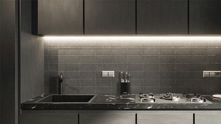 LED pásek 12V 48W 600LED 2835 Studená bílá 8mm 5m ECOLIGHT