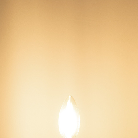 LED žárovka E14 B35 2W = 25W 249lm 4000lm neutrální bílá 360° vlákno LUMILED