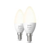 2PAK LED žárovka E14 B39 5,5W 2700K teplá PHILIPS HUE White Bluetooth Zigbee