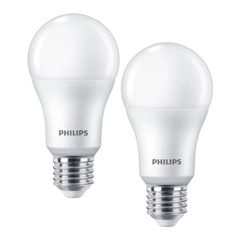 2x LED Žárovka E27 A60 13W = 100W 1521lm 2700K Teplá bílá PHILIPS