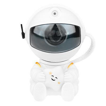 Dětská dekorativní noční lampa Astronaut s hvězdou LED 5W RGB 170° vypínač Bílá Masterled