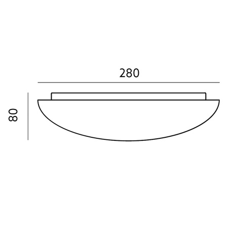 LED stropní koupelnové přisazené svítidlo 12W 4000K IP44 s pohybovým senzorem SOFI LX bílá 28cm