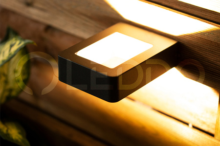 Svítidlo zahradní lampa FASÁDNÍ STĚNOVÁ LED lampa 6W Malta černá