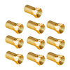10x konektor Barelový konektor SAT F 6,8 mm Gold CU pro anténní koncentrický kabel VAYOX