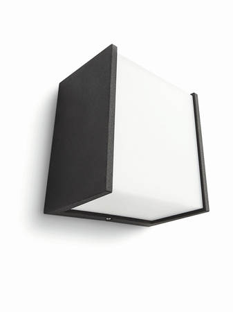 Zahradní lampa LED nástěnná lampa MACAW myGarden 3W 2700K IP44 černá PHILIPS