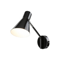 Nástěnné svítidlo E27 Black Industrial Alfons 4504 Rabalux