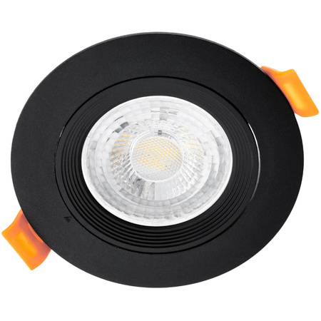 Halogenová Podhledové svítidlo GU10, MR16 Nastavitelná Kulatá Černá VENTUS LUMILED