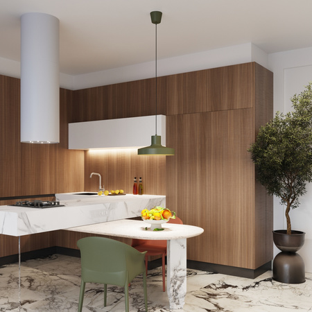 Stropní závěsné svítidlo E27 olivově zelené BILO Crimson SL.1705 Sollux