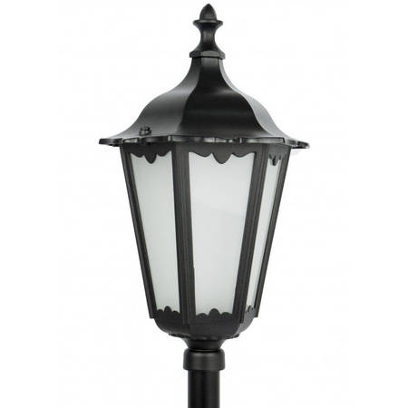 Venkovní zahradní lampa LANTERN E27 Retro Classic K 5002/1 164cm černá Su-Ma