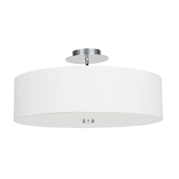 VIVIANE 6391 Nowodvorski Stropní svítidlo Bílá 3xE27 Kulaté stropní svítidlo Materiál+Sklo+Ocel 50 cm Moderní