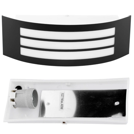 Zahradní nástěnné svítidlo. elevace. venkovní svítidlo E27 IP44 DORIS