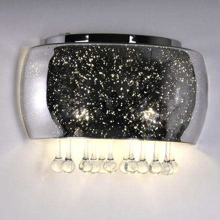 Nástěnné svítidlo nástěnné svítidlo JULIA sklo chromové krystaly 2x G9 GOLDLUX (Polux) 5901508317438