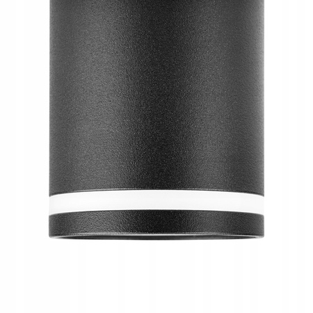 Halogenová výbojka s reflektorem pro povrchovou montáž Spot GU10 s kulatým černým kroužkem Masterled