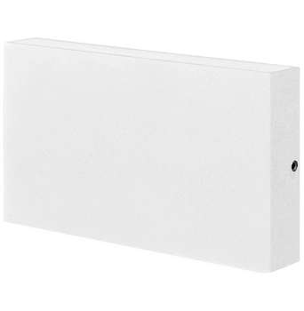 LED zahradní nástěnné svítidlo bílé nahoře nebo dole 5.5W 450lm IP44 RECTANGLE CHICAGO GOLDLUX (Polux)