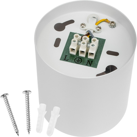 Přisazené svítidlo HALOGEN Aluminium White SPOT TUBE 10cm pro LED GU10 Bellalux