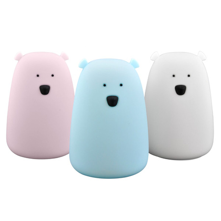 LED dekorativní lampa s baterií BEAR TAP TAP White GOLDLUX (Polux) 16cm