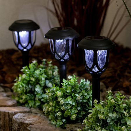 LED solární zahradní lampa Drive 5500-6000K IP44 40cm soumrakový senzor