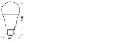 LED žárovka B22 9W = 60W 806lm CCT Stmívatelná SMART+ WiFi Classic Ledvance