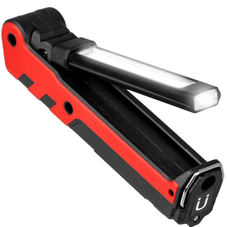 Dobíjecí dílenská svítilna skládací magnet COB + LED 140lm + 360lm VA0104 Vayox
