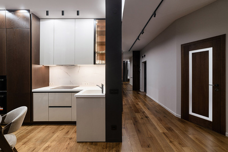 LED 7W 530lm 3000K teplá černá Moderní profil TINOS 10381 Nowodvorski