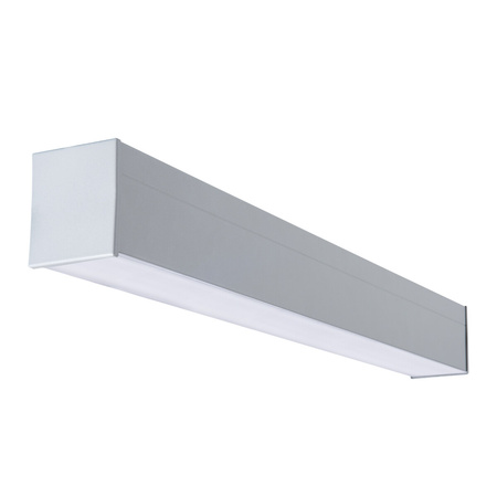 Stropní svítidlo LED 19W 50cm 2050lm 3000K Warm 90° Silver Povrchová montáž Kanlux