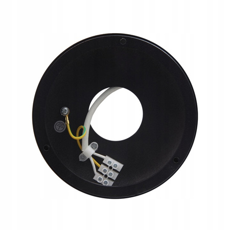 Halogenový reflektorový bodový reflektor GU10 s povrchovou montáží Kulatý pohyblivý černý Masterled