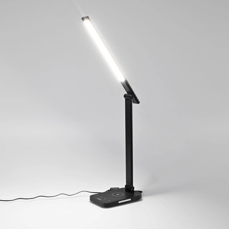 Stolní lampa LED 18W 700lm 6500K studená bílá černá stmívatelná Videx