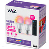 2x LED žárovka E27 A60 8,5W = 60W 806lm 2200-6500K RGB + TW Smart SMART WiFi Bluetooth aplikace WiZ + dálkové ovládání ovladače