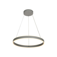 LED stropní závěsné svítidlo 36W 1800lm 3000-6000K CCT Pilot stmívatelné šedé minimalistické Othello Rabalux