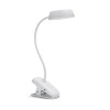 DONUTCLIP LED stolní lampa 3W 4000K stmívatelná USB bílá se svorkou PHILIPS