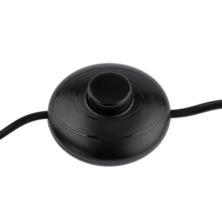 Nožní spínač s černým kabelem