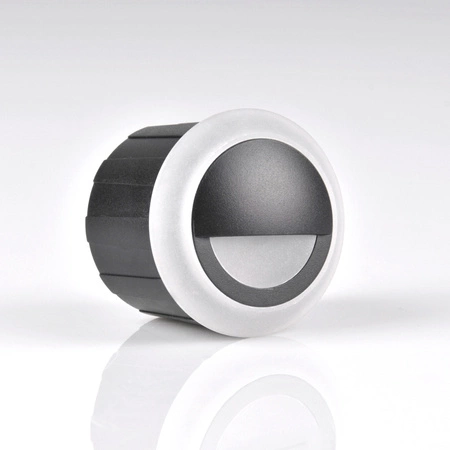 LED zahradní svítidlo pro zapuštěnou montáž na schodiště 3W 40lm IP44 4000K černá Q4 GOLDLUX (Polux)