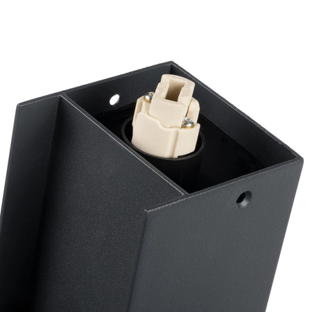 G9 IP44 antracitová DASTEN KANLUX Venkovní zásuvkový sloupek DASTEN