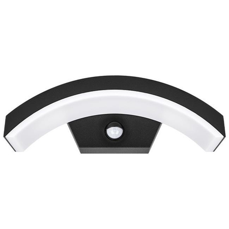 Zahradní nástěnné svítidlo Elevation LED nástěnné svítidlo 9W s pohybovým a soumrakovým senzorem Black BELLA