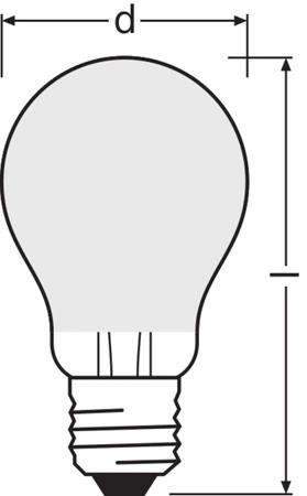 LED žárovka E27 A60 7,5W = 75W 1055lm 4000K Neutrální 300° CRI90 Stmívatelná Ledvance